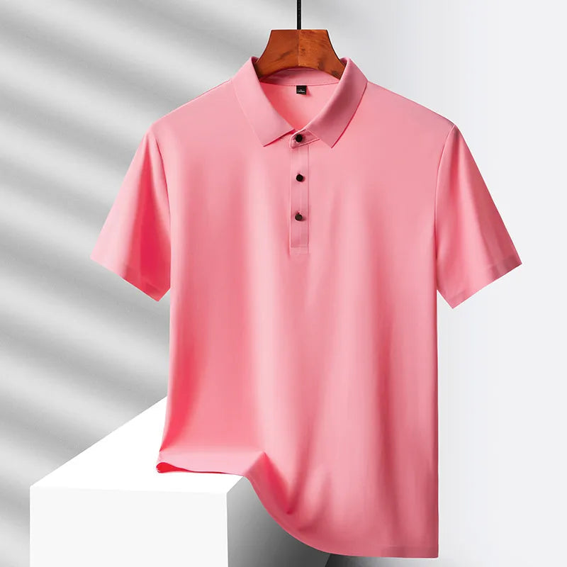 Arman | Men's Lightweight Stretchy Polo Shirt-The Yellow Prime