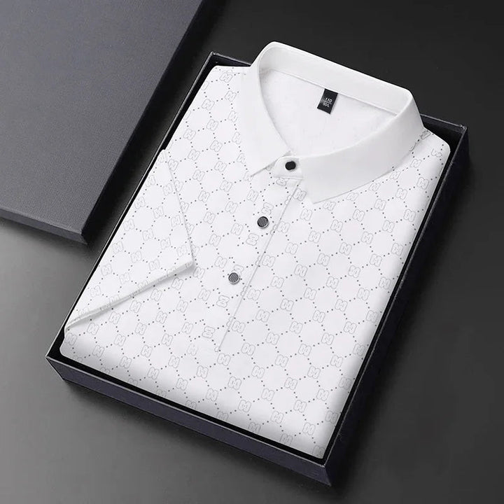 Vergel | Modern Stylish Men's Polo Shirt-The Yellow Prime