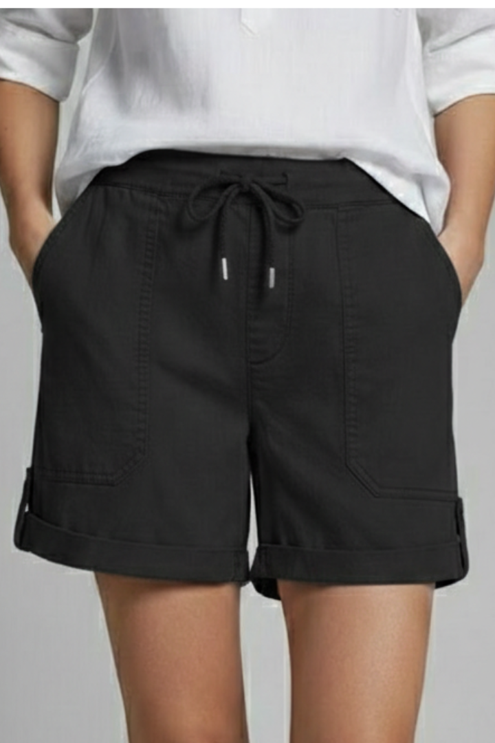 Emily | Women's Casual Summer Shorts-The Yellow Prime