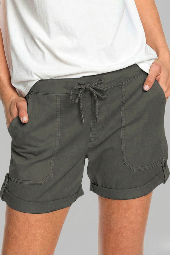 Emily | Women's Casual Summer Shorts-The Yellow Prime