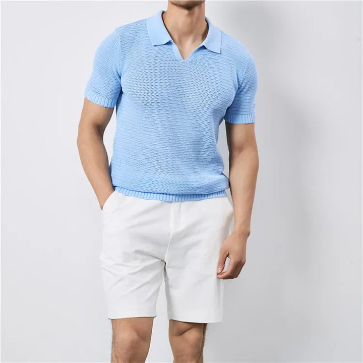 Luca | Men's Casual Polo Shirt-The Yellow Prime