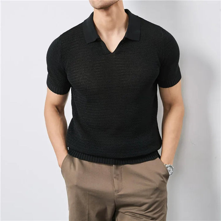 Luca | Men's Casual Polo Shirt-The Yellow Prime