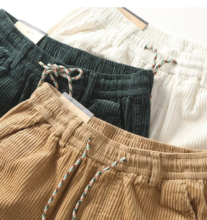 Atlas | Men's Relaxed Fit Corduroy Shorts-The Yellow Prime
