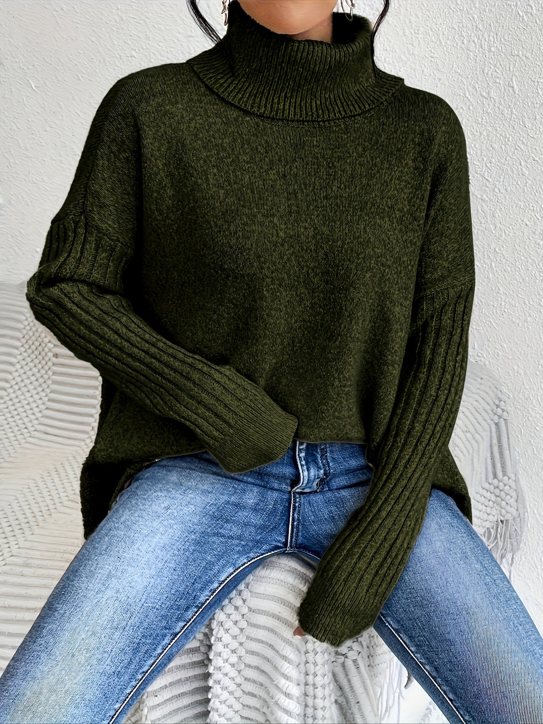 Ezella | Women's Elegant Casual Sweater-The Yellow Prime