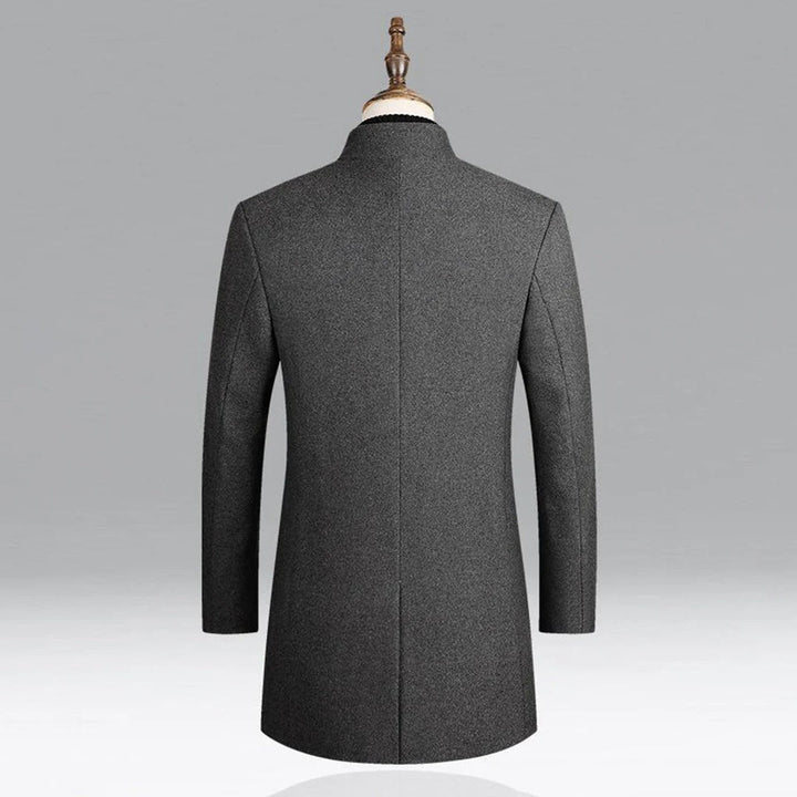 Men's Elegant Classic Coat - Timeless Formal Layer for Every Occasion