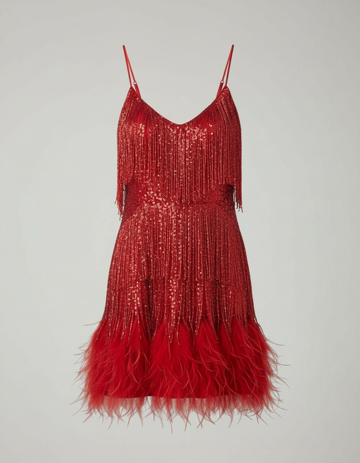 Women's Stylish Cocktail Dress - Samba Design-The Yellow Prime