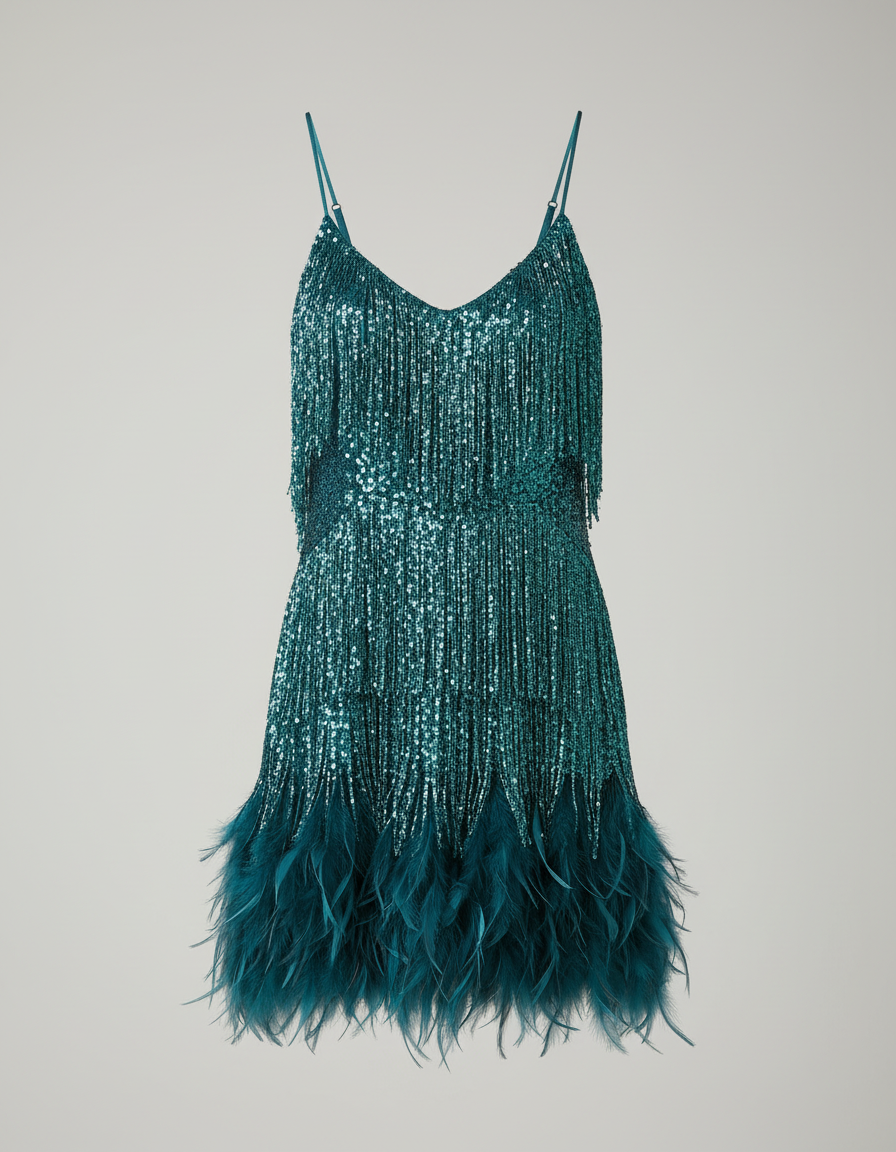 Women's Stylish Cocktail Dress - Samba Design-The Yellow Prime