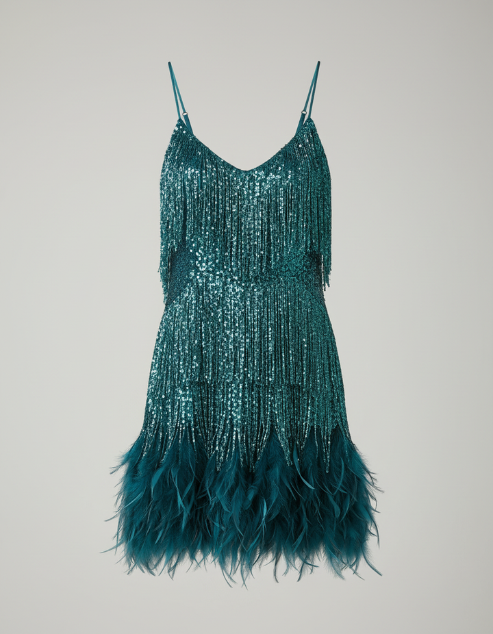 Women's Stylish Cocktail Dress - Samba Design-The Yellow Prime