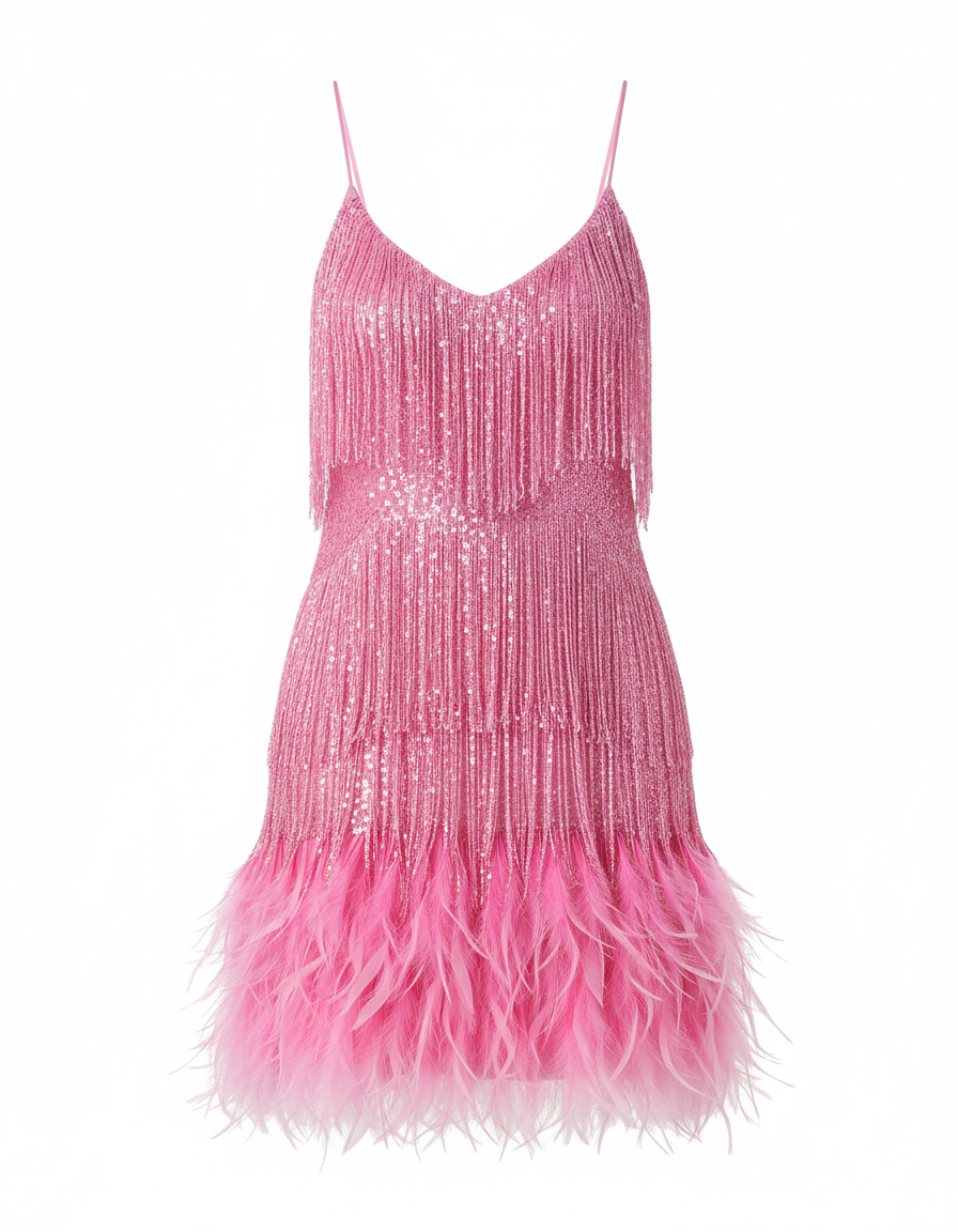 Women's Stylish Cocktail Dress - Samba Design-The Yellow Prime
