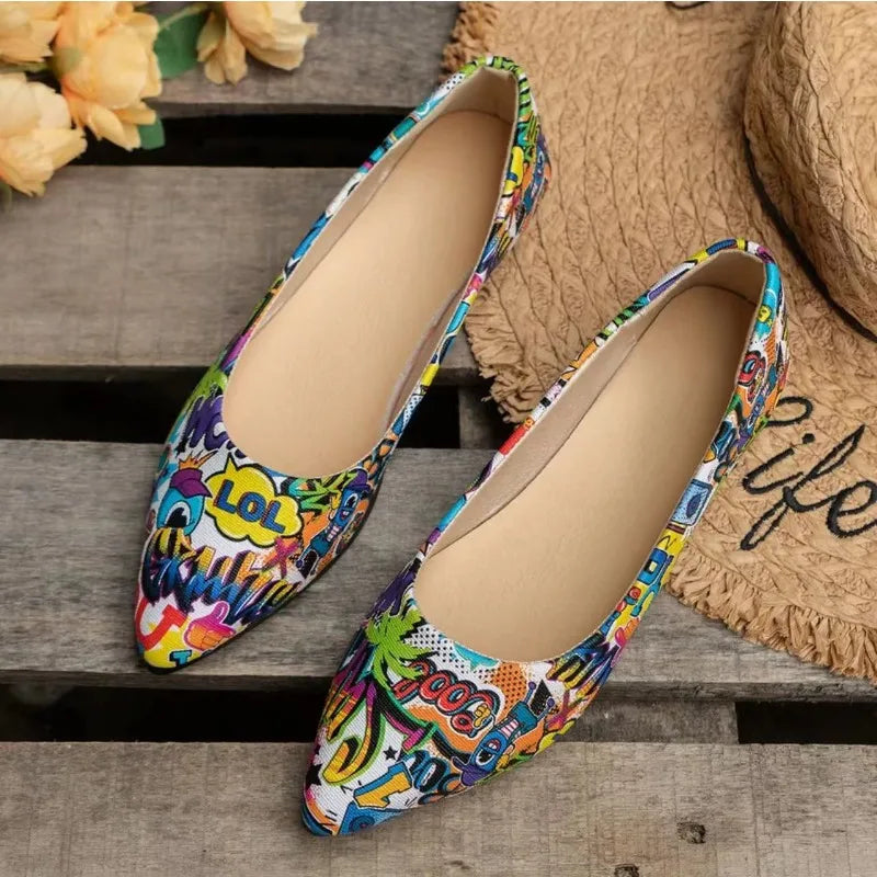 Fashionable Toe Caps with Unique Graffiti Design for Women-The Yellow Prime