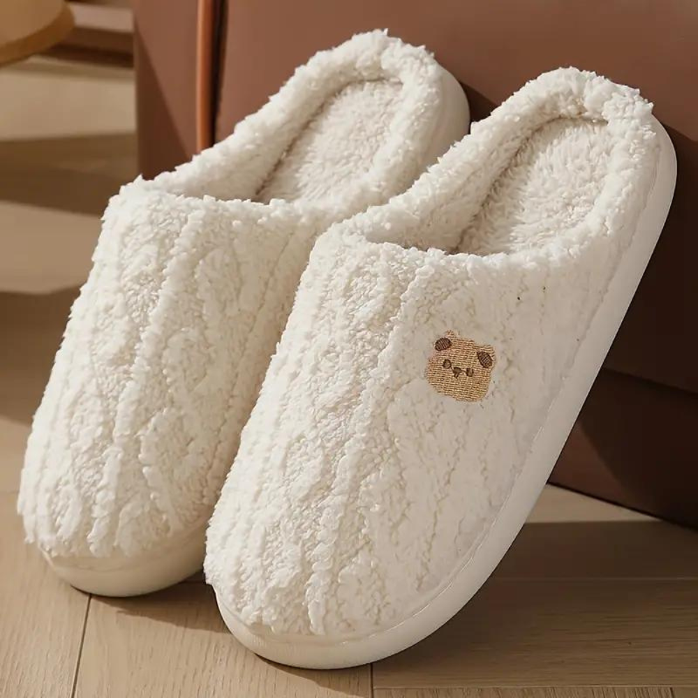 Faustine | Women's Luxury Winter Slippers with Soft Sole Comfort-The Yellow Prime