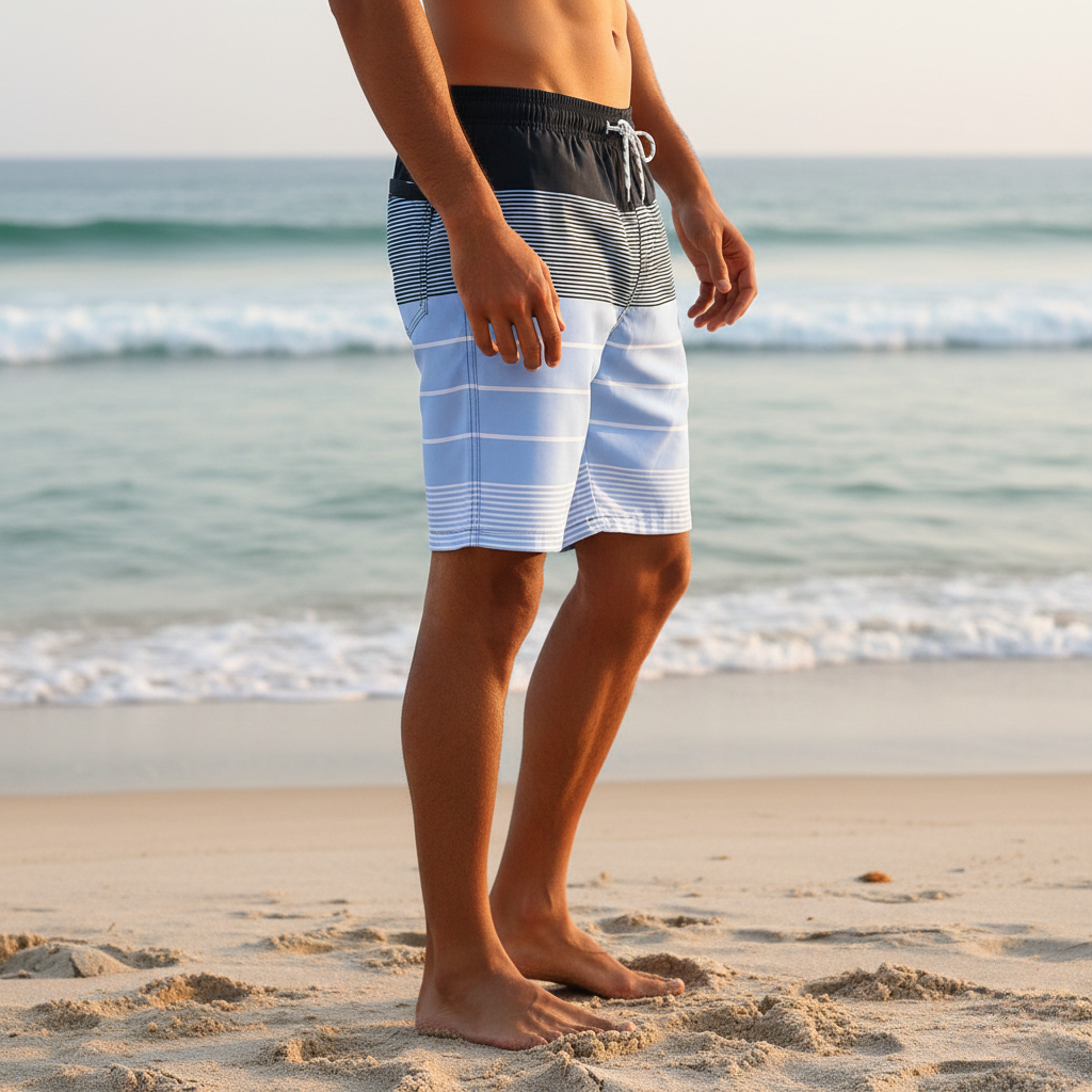 Filippo | Men's Casual Summer Swim Shorts-The Yellow Prime