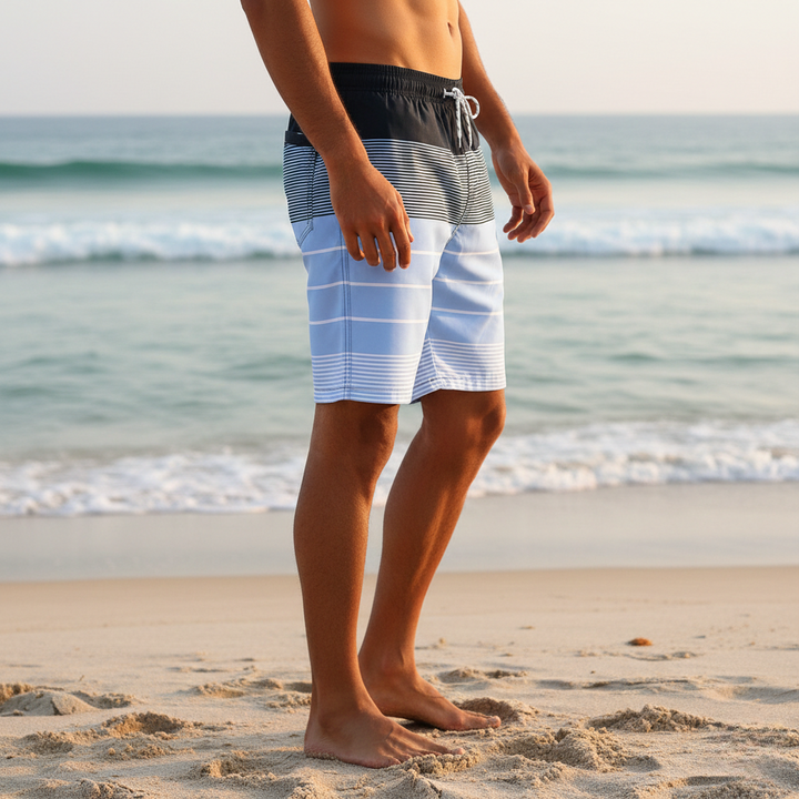 Filippo | Men's Casual Summer Swim Shorts-The Yellow Prime