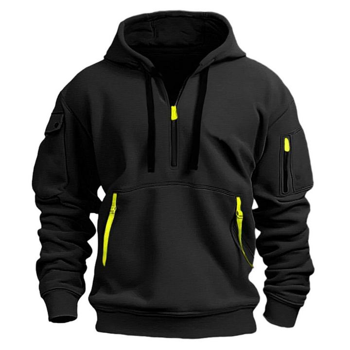 Men's Long Sleeve Hoodie with Utility Pockets