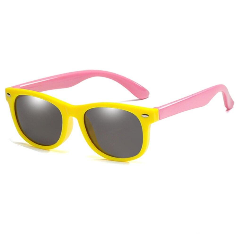 Kids' Flexible Lightweight Sunglasses with UV400 Protection-The Yellow Prime