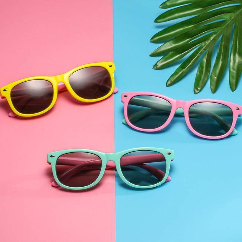 Kids' Flexible Lightweight Sunglasses with UV400 Protection-The Yellow Prime