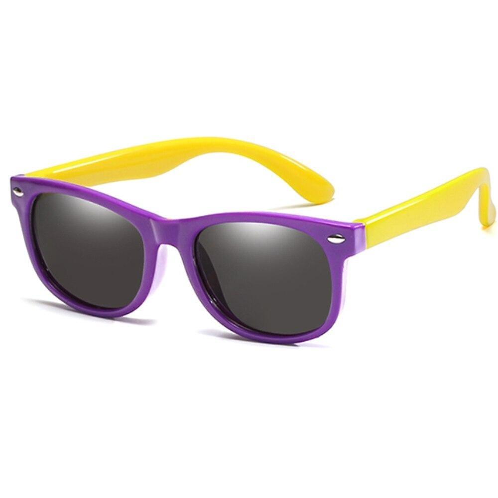 Kids' Flexible Lightweight Sunglasses with UV400 Protection-The Yellow Prime