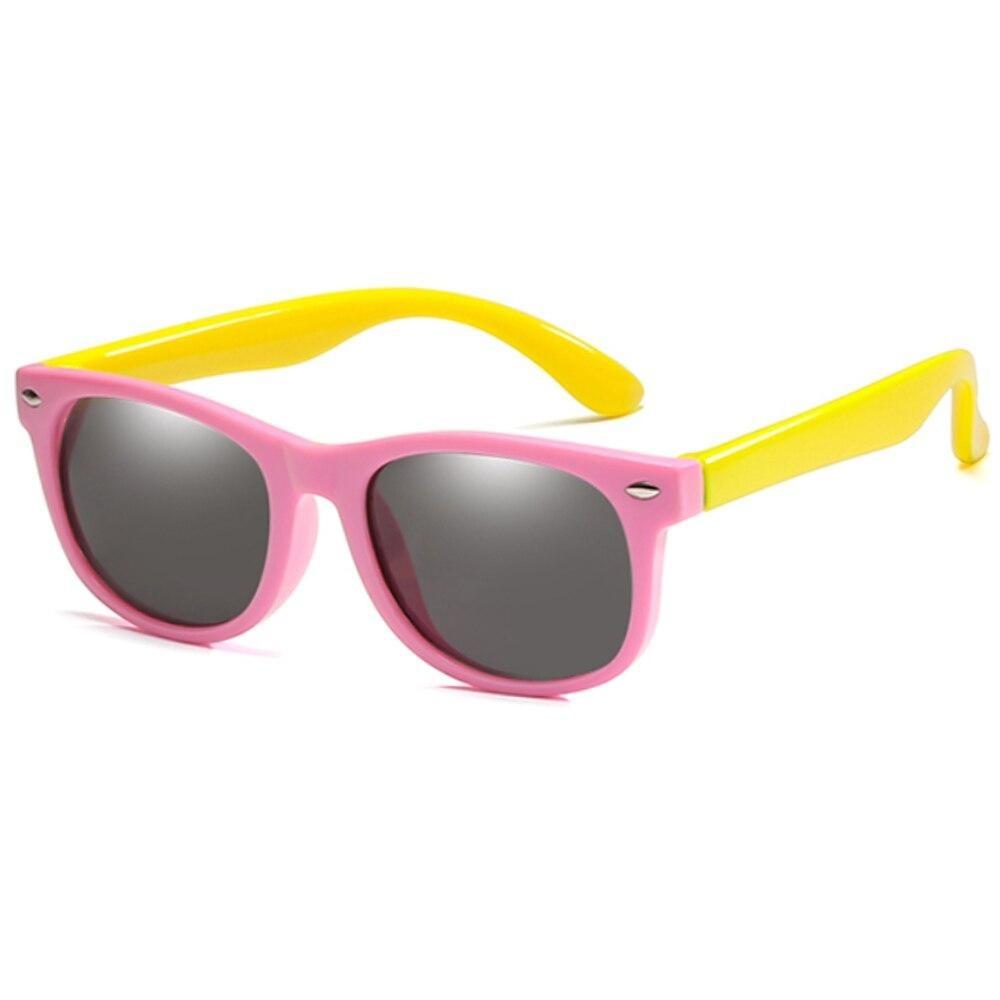 Kids' Flexible Lightweight Sunglasses with UV400 Protection-The Yellow Prime