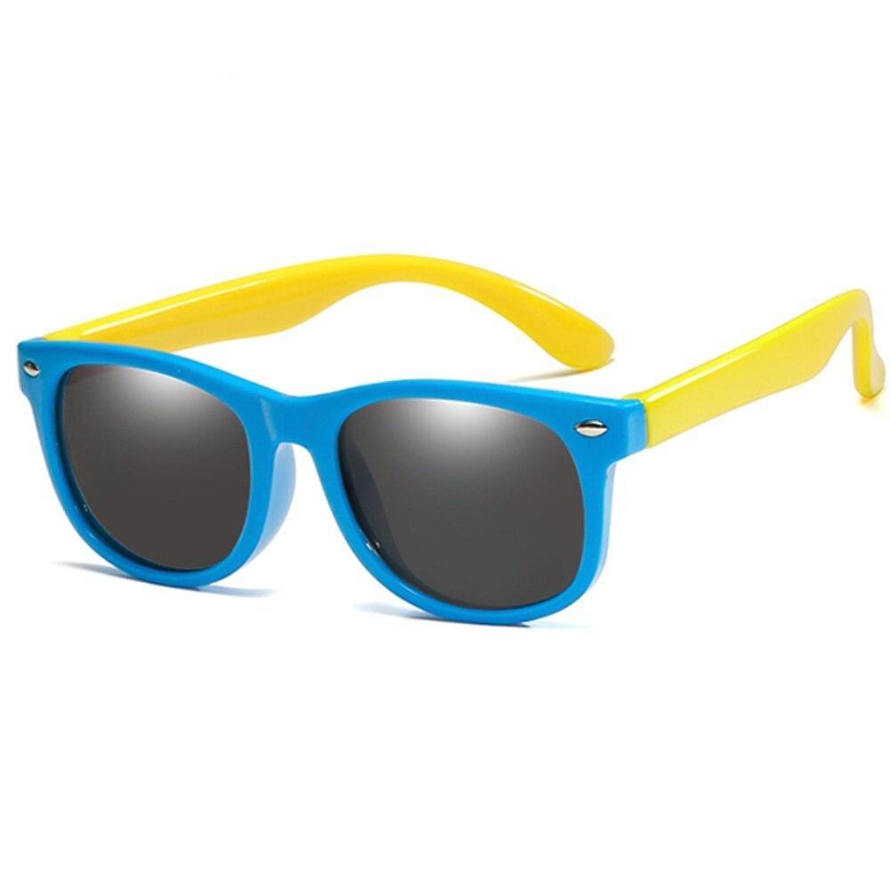 Kids' Flexible Lightweight Sunglasses with UV400 Protection-The Yellow Prime