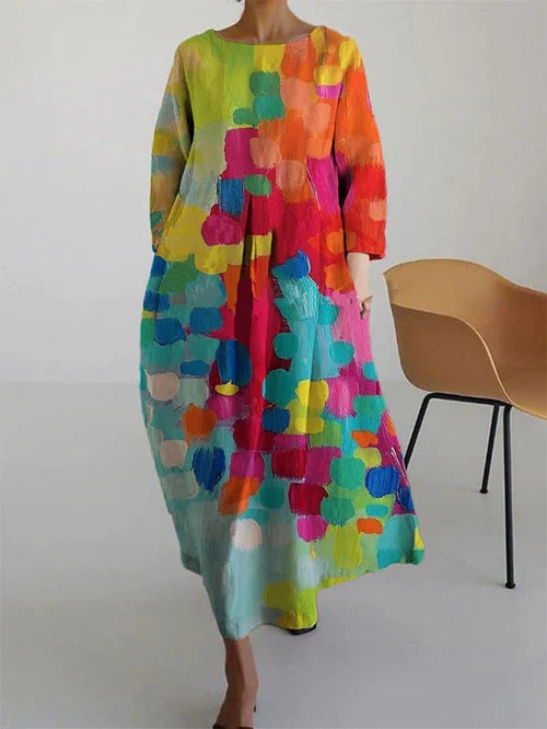 Florentina | Women's Floral Maxi Dress for Summer-The Yellow Prime