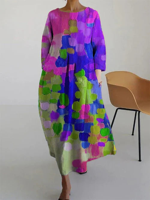 Florentina | Women's Floral Maxi Dress for Summer-The Yellow Prime