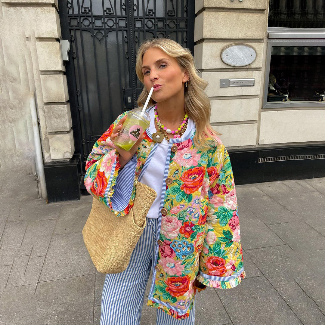 Maya | Women's Elegant Sparkling Spring Coat