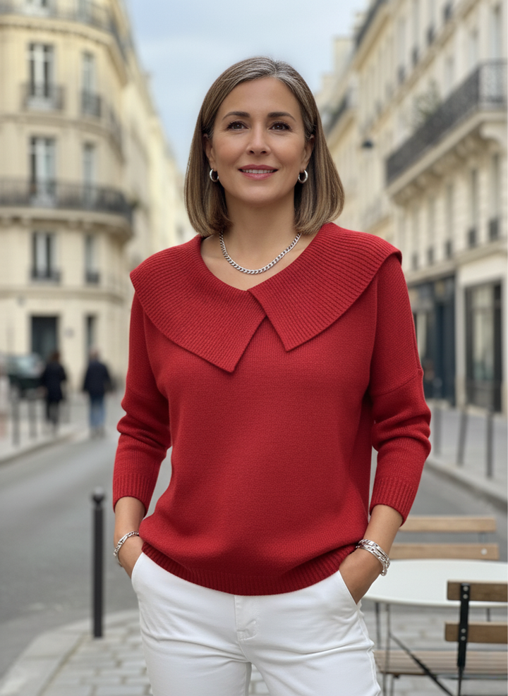 Francia | Women's Elegant Sweater-The Yellow Prime