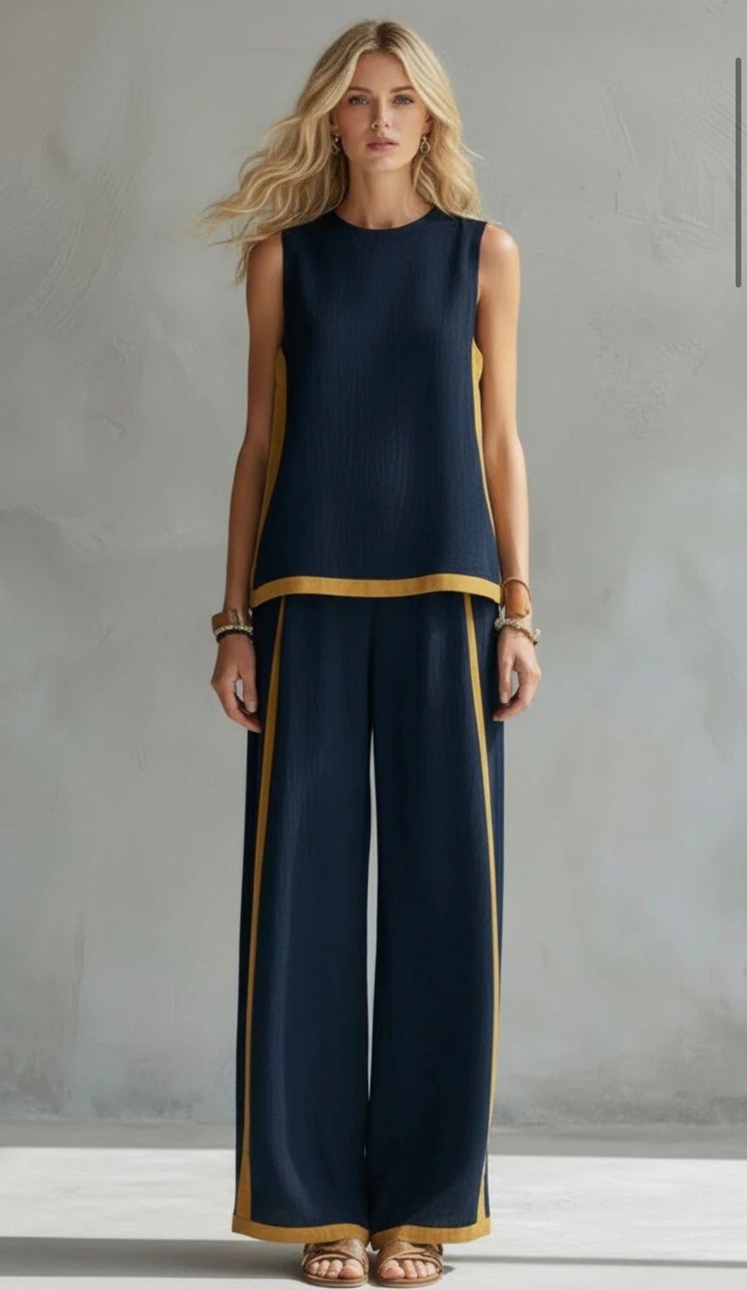 Shania | Women's Casual-Chic Two-Piece Outfit-The Yellow Prime