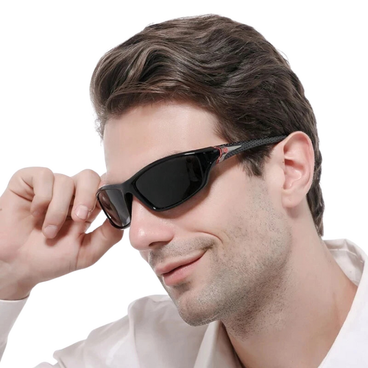 Unisex Lightweight Sport Sunglasses with Polarized Lenses for Outdoors-The Yellow Prime