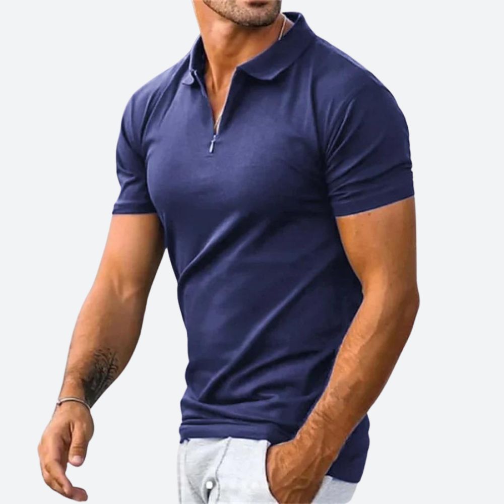 Alex | Men's Stylish Casual Polo Shirt-The Yellow Prime