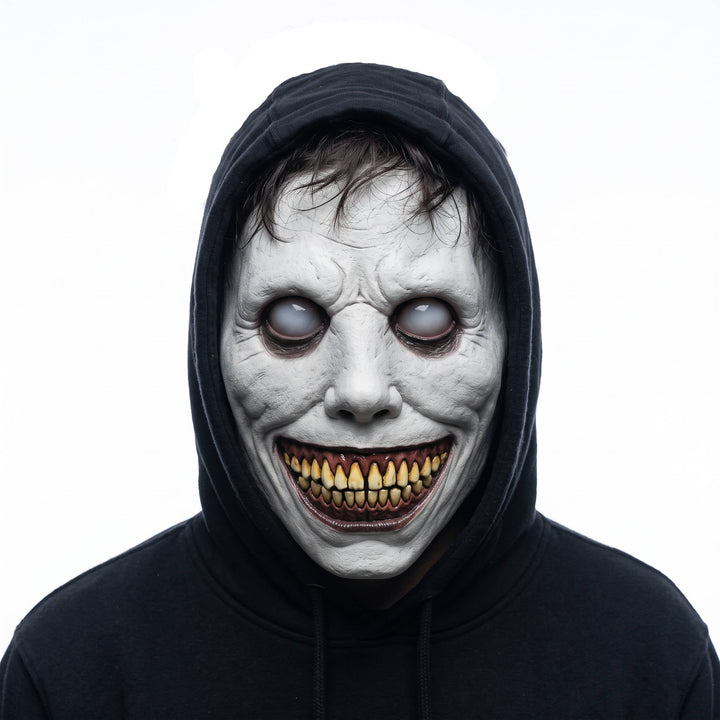 Halloween-gruselige weiße Dämonenmaske für Cosplay und Kostümpartys