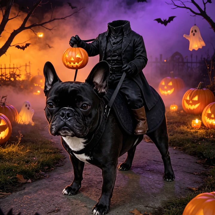 Costume da animale domestico del Cavaliere senza testa di Halloween per gatti e cani