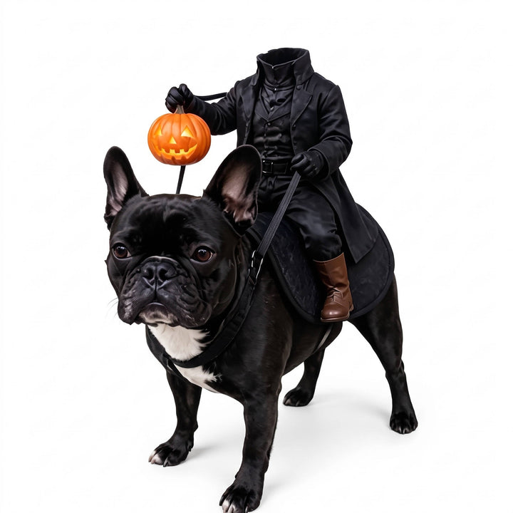 Costume da animale domestico del Cavaliere senza testa di Halloween per gatti e cani