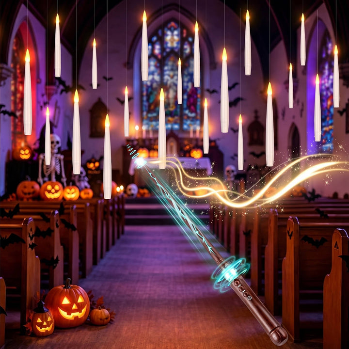 20 pływających świec Halloween z timerem do dekoracji wnętrz na przyjęcie
