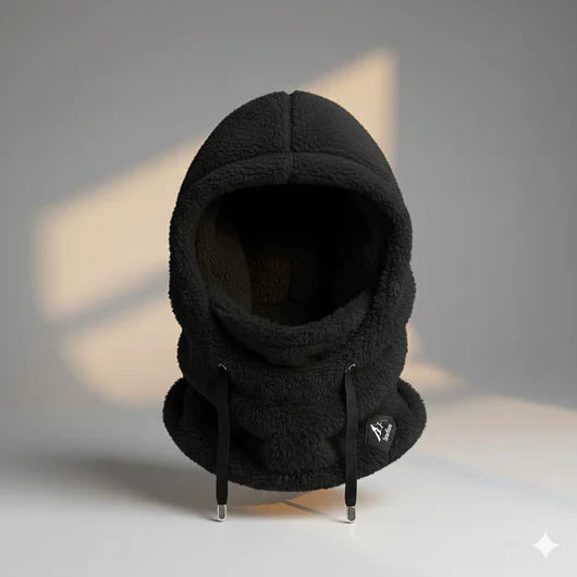 Women's Warm & Cozy Full-Face Fleece Balaclava with Drawstring-The Yellow Prime