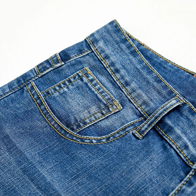 Georg | Men's Classic Denim Shorts for Casual Summer Style-The Yellow Prime