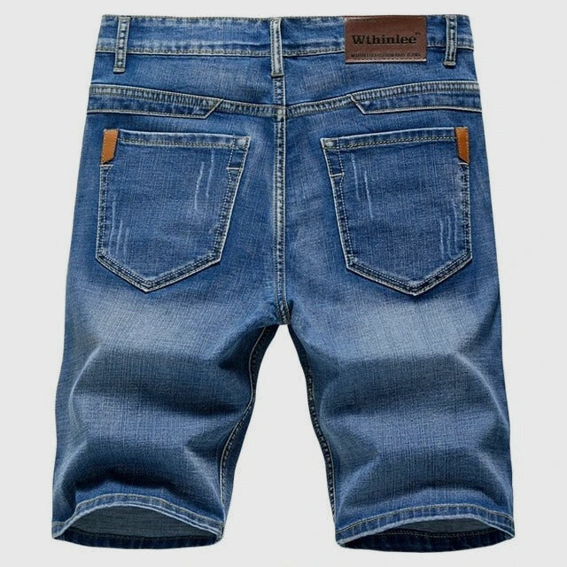 Georg | Men's Classic Denim Shorts for Casual Summer Style-The Yellow Prime