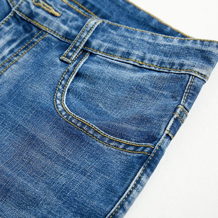 Georg | Men's Classic Denim Shorts for Casual Summer Style-The Yellow Prime