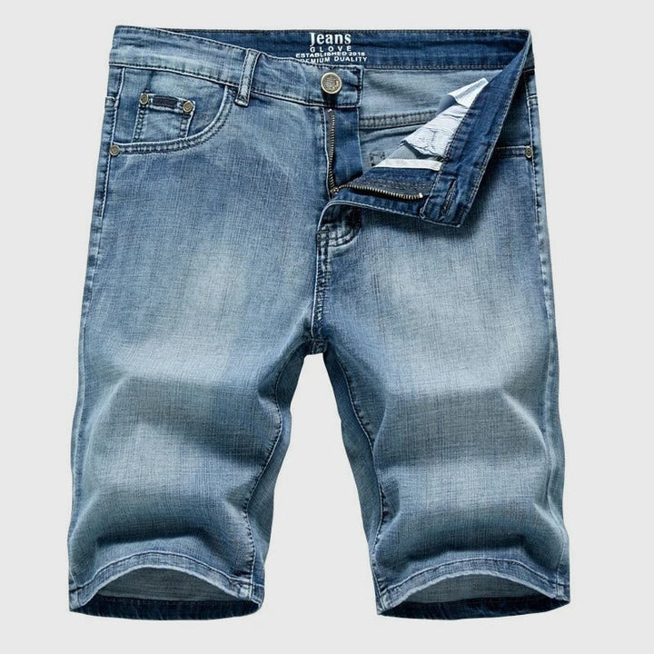 Georg | Men's Classic Denim Shorts for Casual Summer Style-The Yellow Prime