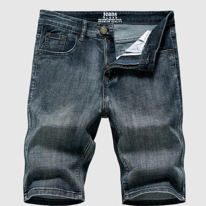 Georg | Men's Classic Denim Shorts for Casual Summer Style-The Yellow Prime