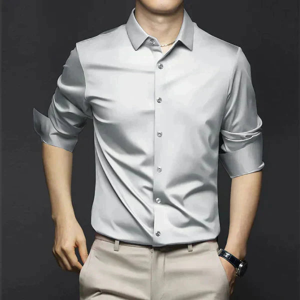Eric | Men's Slim Fit Stretch Dress Shirt-The Yellow Prime