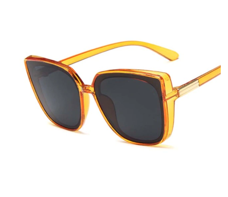 Women's Vintage Cat-Eye Sunglasses – Plastic Design for Summer 2025-The Yellow Prime