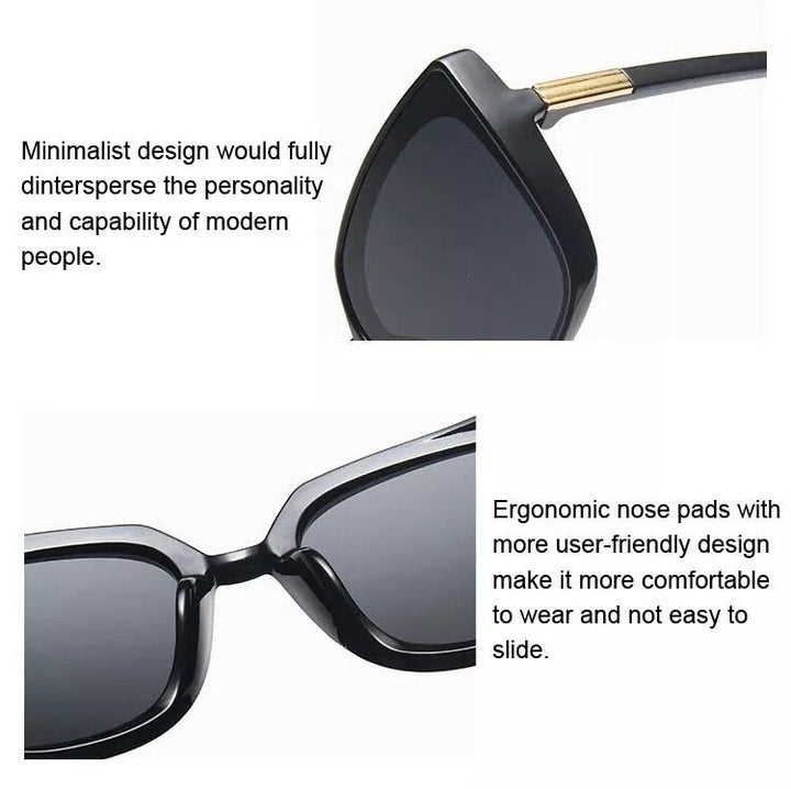 Women's Vintage Cat-Eye Sunglasses – Plastic Design for Summer 2025-The Yellow Prime