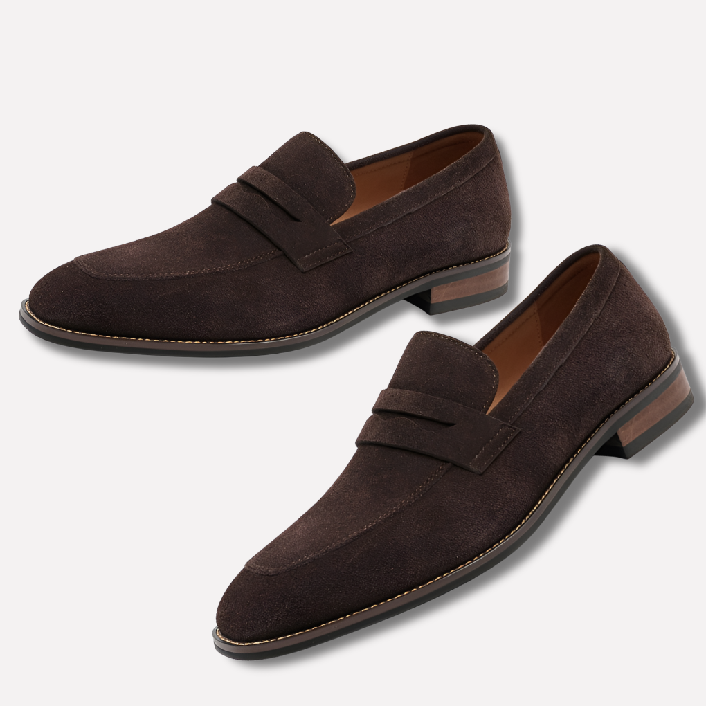 Men's Suede Slip-On Loafers for Comfortable Everyday Wear-The Yellow Prime