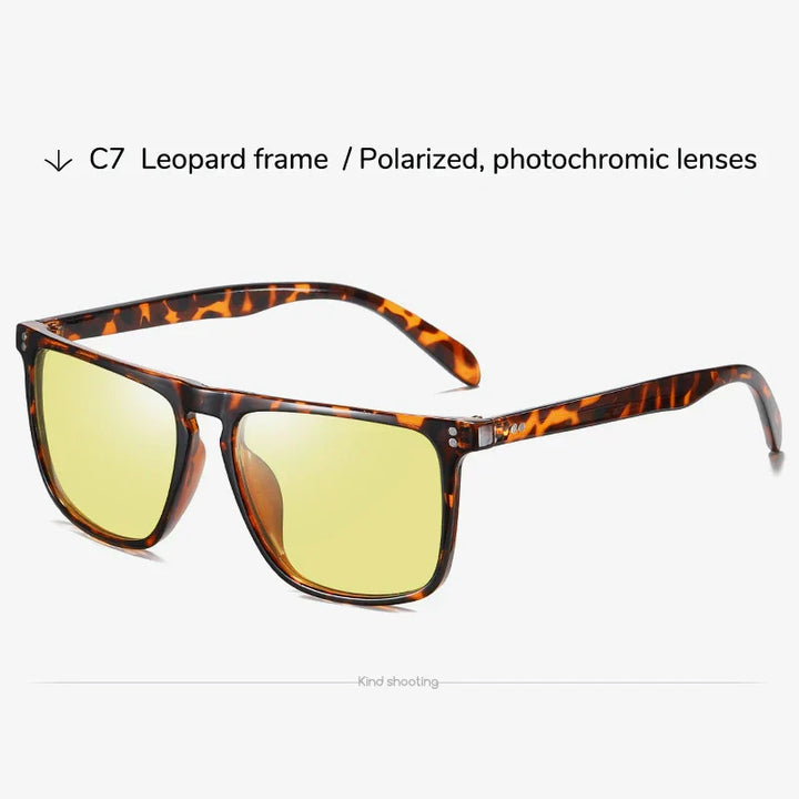 Photochromic Polarized Sunglasses for Day and Night Driving Comfort-The Yellow Prime
