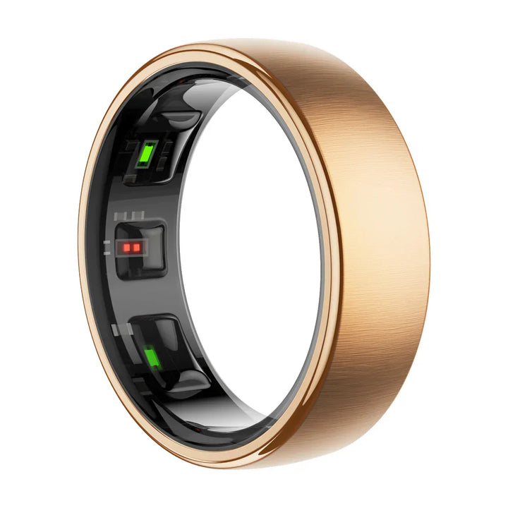 Health Tracker Smart Ring with Charging Dock for Heart Rate & Sleep-The Yellow Prime