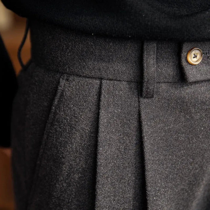 Arthur | Men's Double Button High Waisted Pants