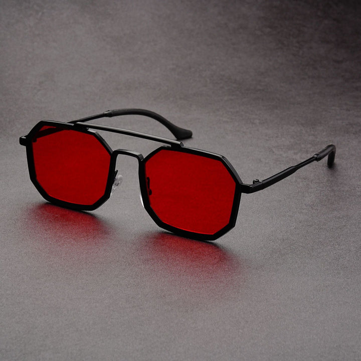 Lightweight Men's Sunglasses – Durable Octagonal Design for Daily Wear-The Yellow Prime