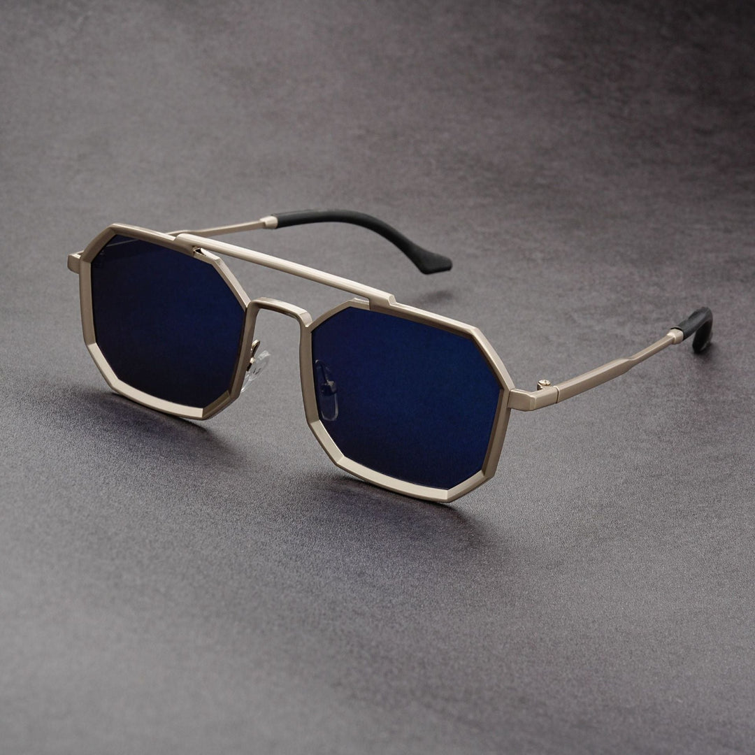 Lightweight Men's Sunglasses – Durable Octagonal Design for Daily Wear-The Yellow Prime
