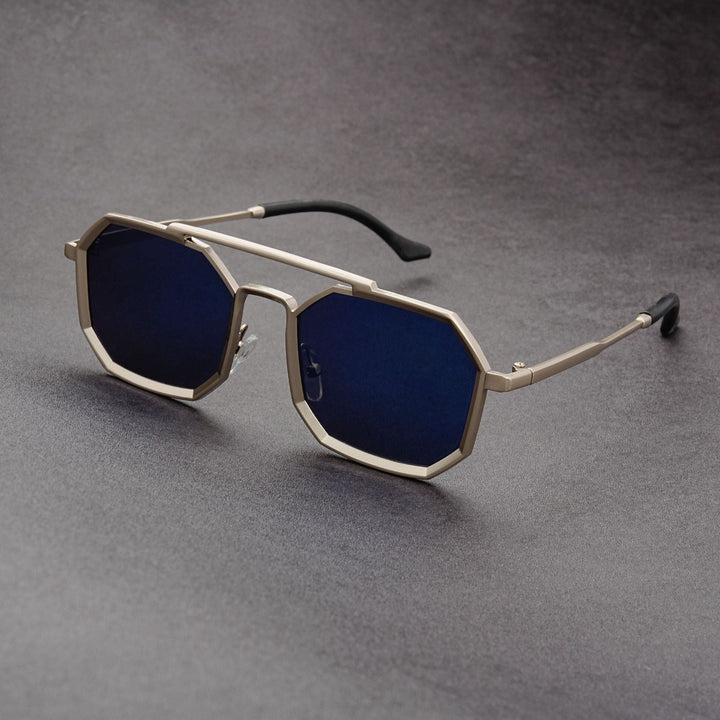 Lightweight Men's Sunglasses – Durable Octagonal Design for Daily Wear-The Yellow Prime
